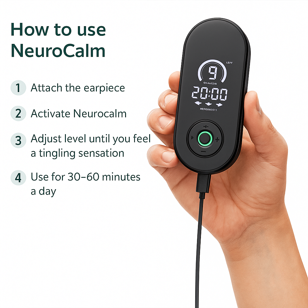 NeuroCalm™ Microcurrent Sleep & Relaxation Device