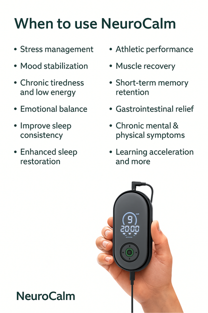 NeuroCalm™ Microcurrent Sleep & Relaxation Device