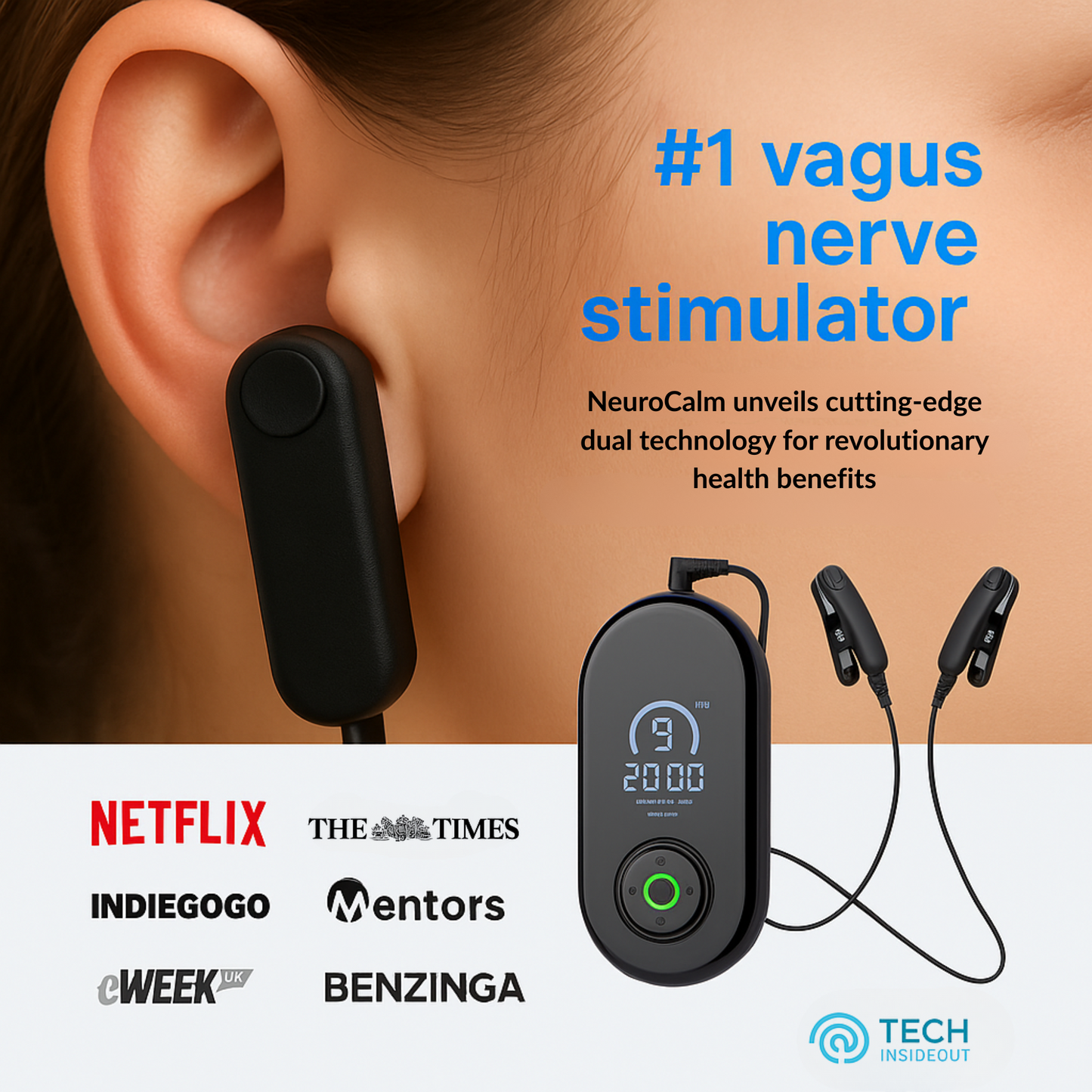 NeuroCalm™ Microcurrent Sleep & Relaxation Device